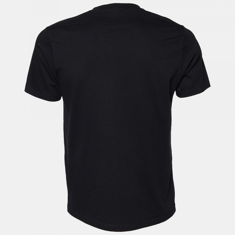 Kenzo Black Tiger Embroidered Cotton Crewneck T--Shirt M