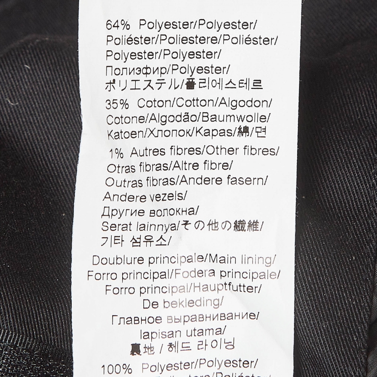 مملوكة مسبقًا Kenzo Black Gabardine Hooded Jacket XL