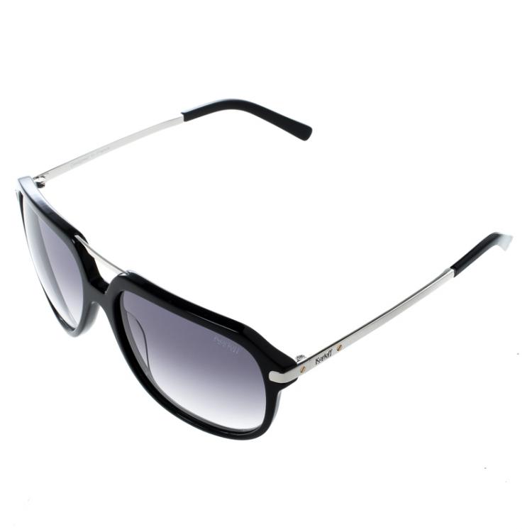 مملوكة مسبقًا Korloff Black Gradient KOR2035 Aviator Sunglasses