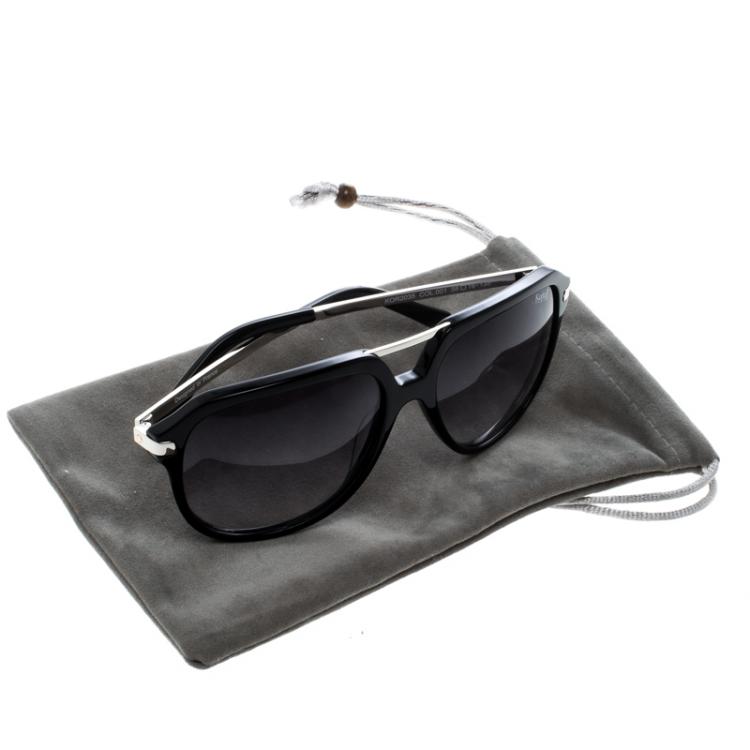 مملوكة مسبقًا Korloff Black Gradient KOR2035 Aviator Sunglasses