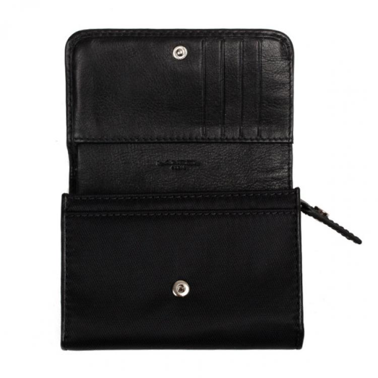 Pre Owned Lancel Compact Flap Wallet 