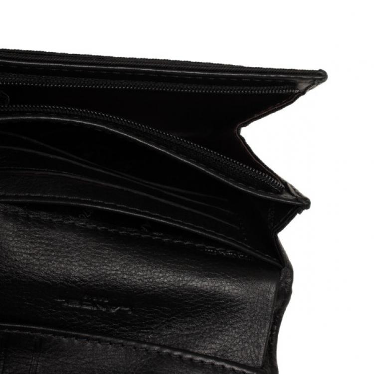 Pre Owned Lancel Compact Flap Wallet 