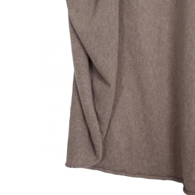 Pre Owned Lanvin Cashmere Draped Cardigan S