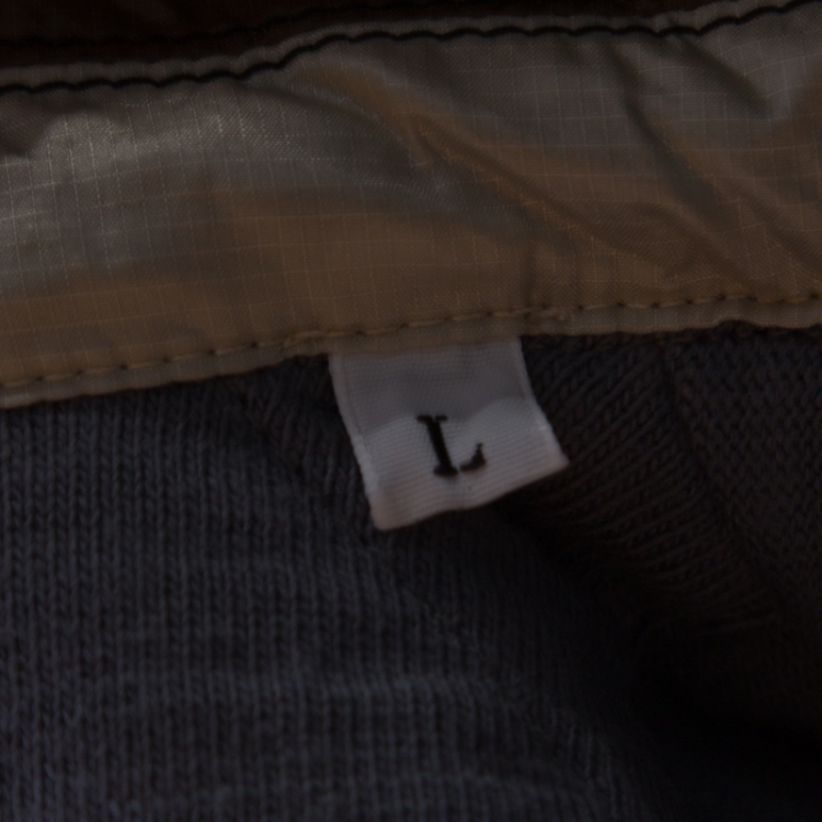 Pre Owned Lanvin Multicolor Cotton and Nylon Colorblock Zip Front T Shirt L 