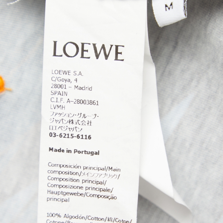 Pre Owned Loewe X  Howl's Moving Castle Multicolor Cotton "Howl and Sophie" T-Shirt M