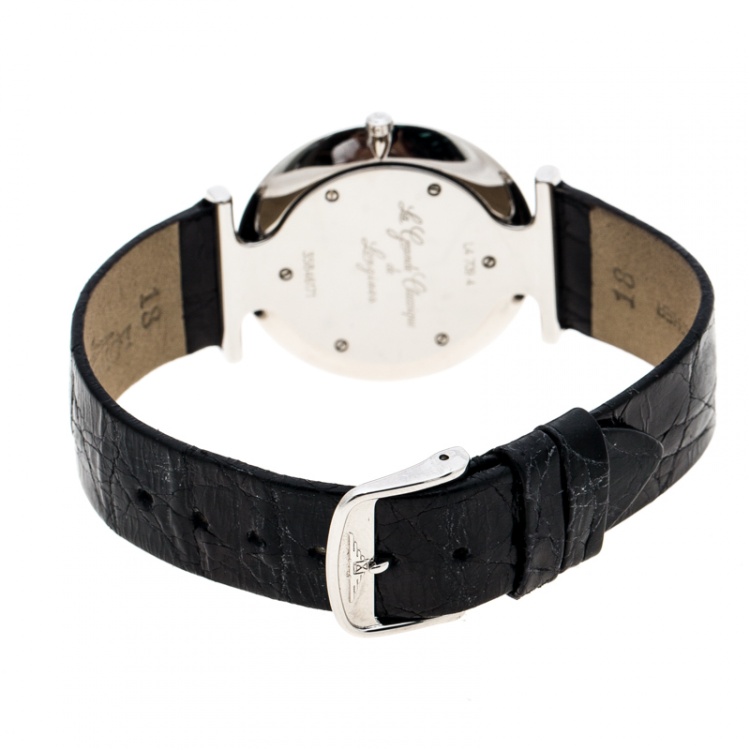 Pre Owned Longines White Stainless Steel La Grande Classique L47094 Men's Wristwatch 36 mm