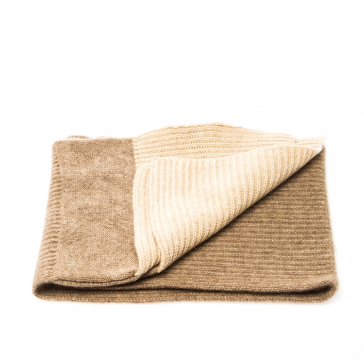 Pre Owned Loro Piana Bicolor Cashmere Muffler
