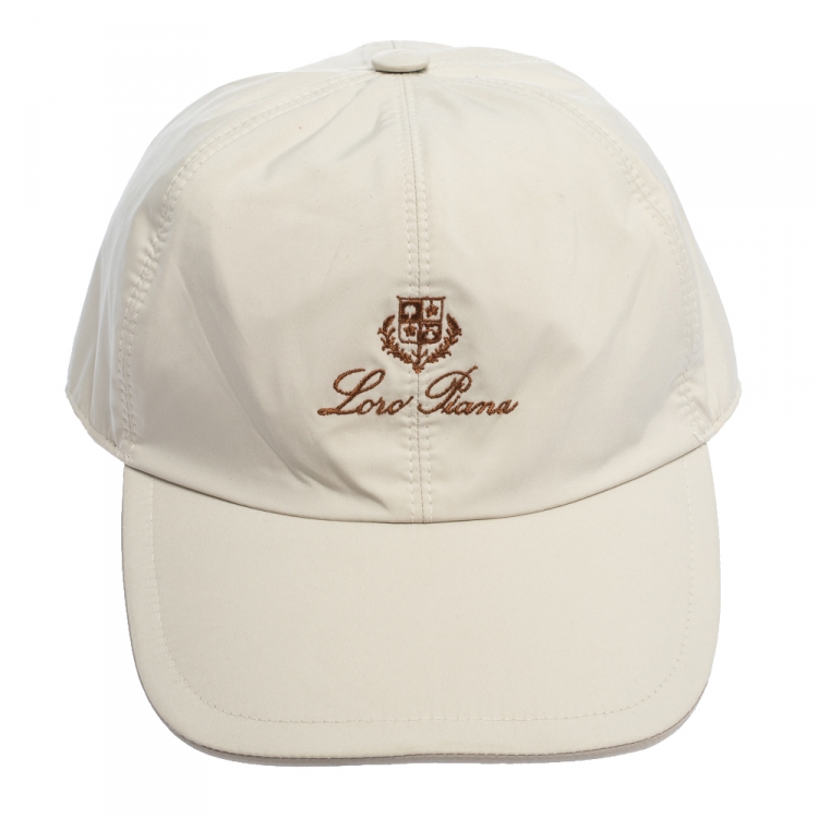 Pre Owned Loro Piana Beige Storm System Baseball Cap M
