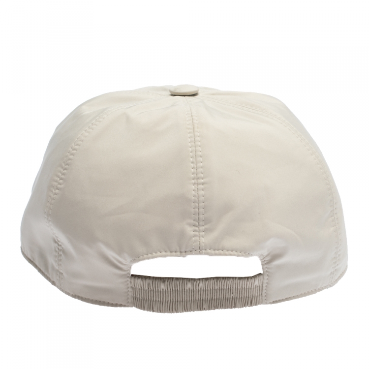Pre Owned Loro Piana Beige Storm System Baseball Cap M