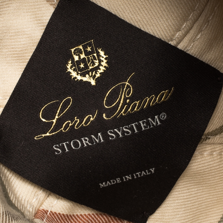 Pre Owned Loro Piana Beige Storm System Baseball Cap M