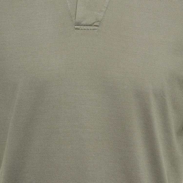 Pre Owned Loro Piana Grey Cotton Polo T-Shirt M