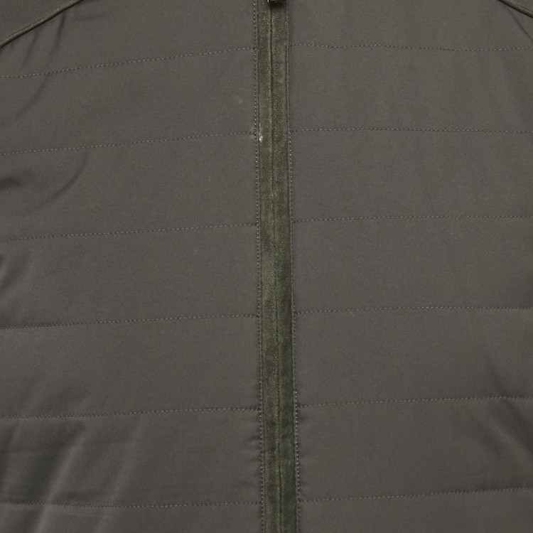 Pre Owned Loro Piana Grey Nylon Match Play Puffer Vest L