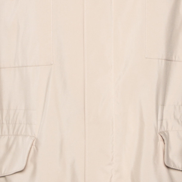 Pre Owned Loro Piana Beige Traveller Windmate Hooded Jacket XL