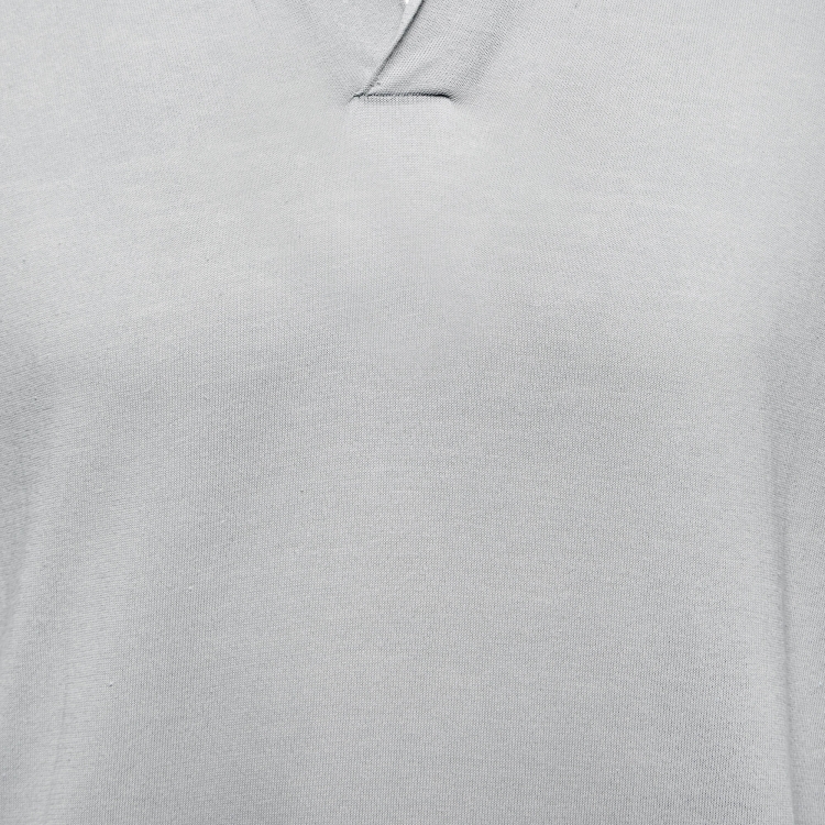Pre Owned Loro Piana Grey Cotton Knit New Bay Polo T-Shirt XL