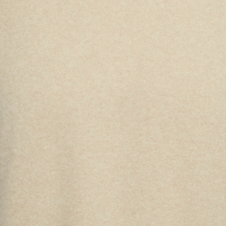 Pre Owned Loro Piana Beige Cashmere Crew Neck Sweatshirt L