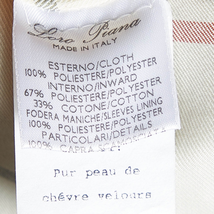 Pre Owned Loro Piana Grey Roadster Villa D'Este Jacket L