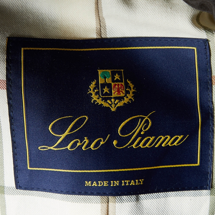 Pre Owned Loro Piana Grey Roadster Villa D'Este Jacket L