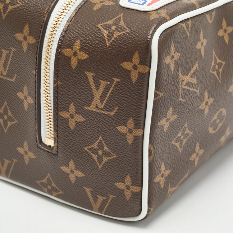 Pre Owned Louis Vuitton x NBA Monogram Canvas Cloakroom Dopp Kit Bag