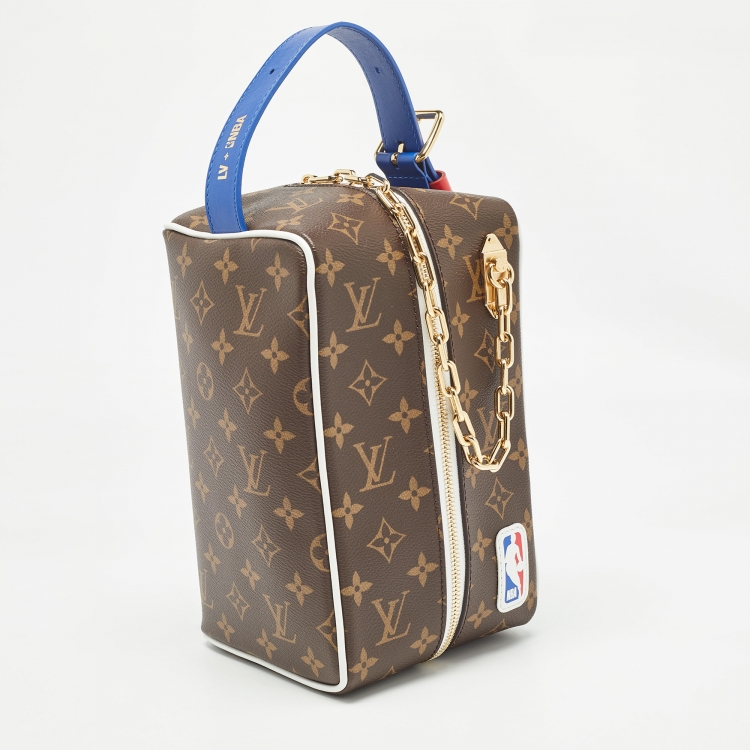Pre Owned Louis Vuitton x NBA Monogram Canvas Cloakroom Dopp Kit Bag