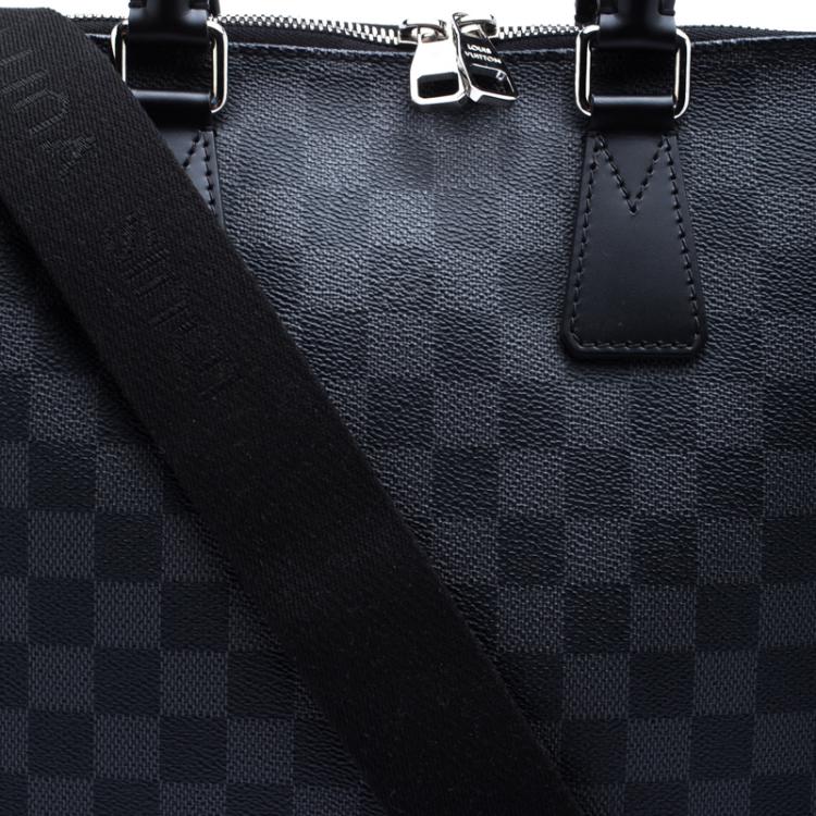 Pre Owned Louis Vuitton Damier Graphite Canvas Porte Documents Jour Messenger Bag