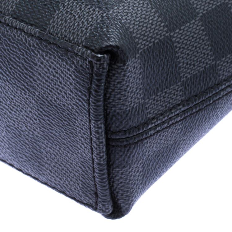 Pre Owned Louis Vuitton Damier Graphite Canvas Porte Documents Jour Messenger Bag