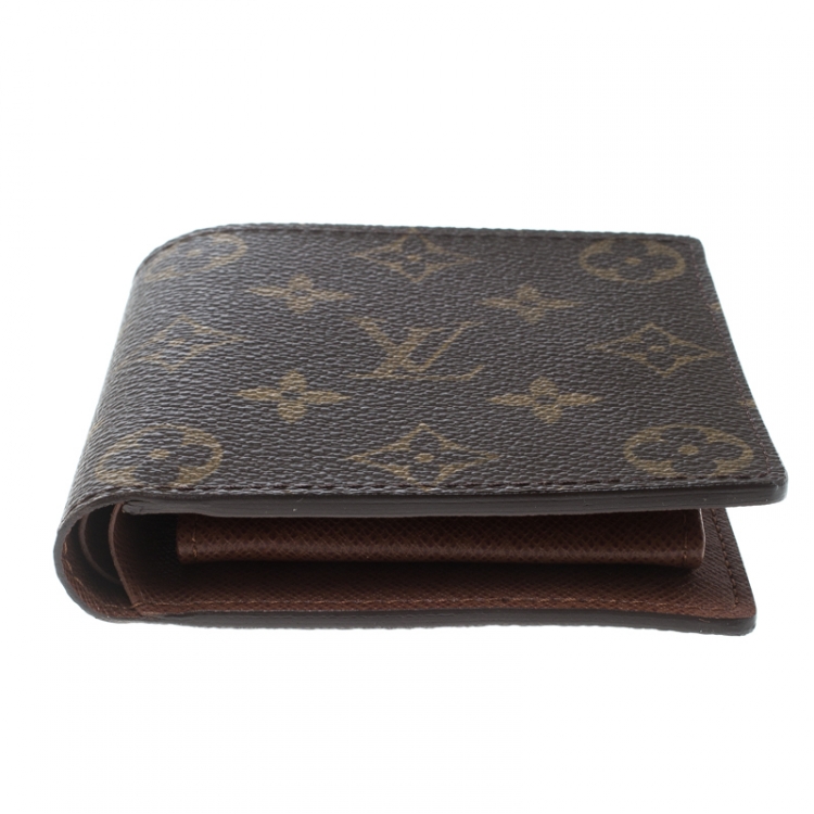 Pre Owned Louis Vuitton Monogram Canvas Bifold Wallet