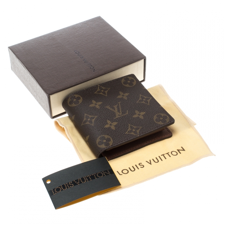 Pre Owned Louis Vuitton Monogram Canvas Bifold Wallet