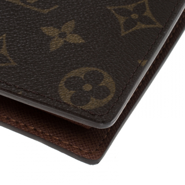 Pre Owned Louis Vuitton Monogram Canvas Bifold Wallet