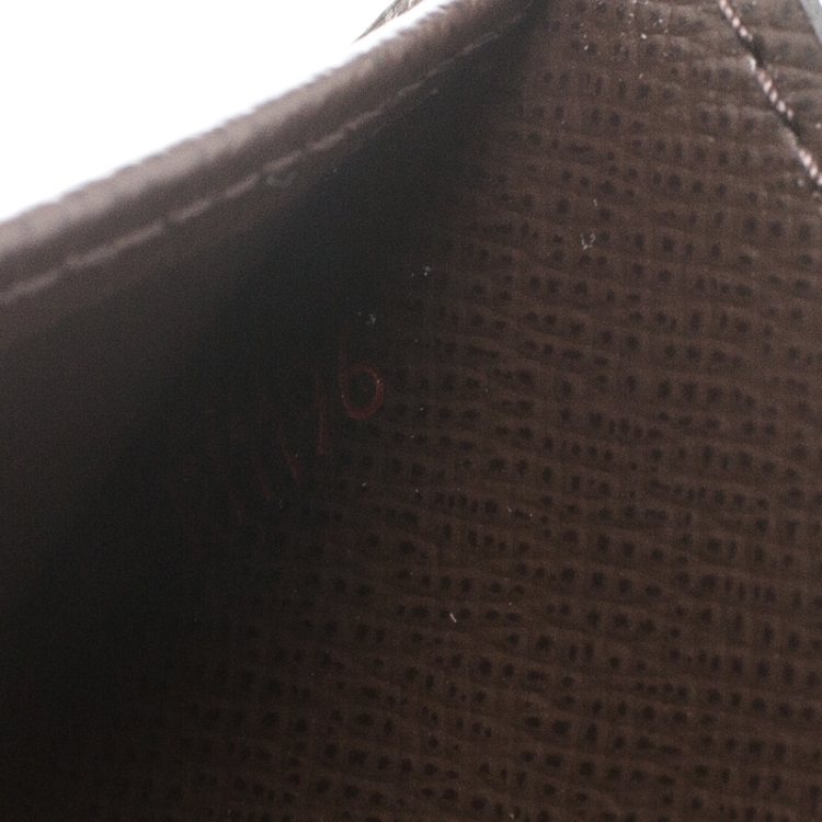 Pre Owned Louis Vuitton Damier Ebene Florin Wallet