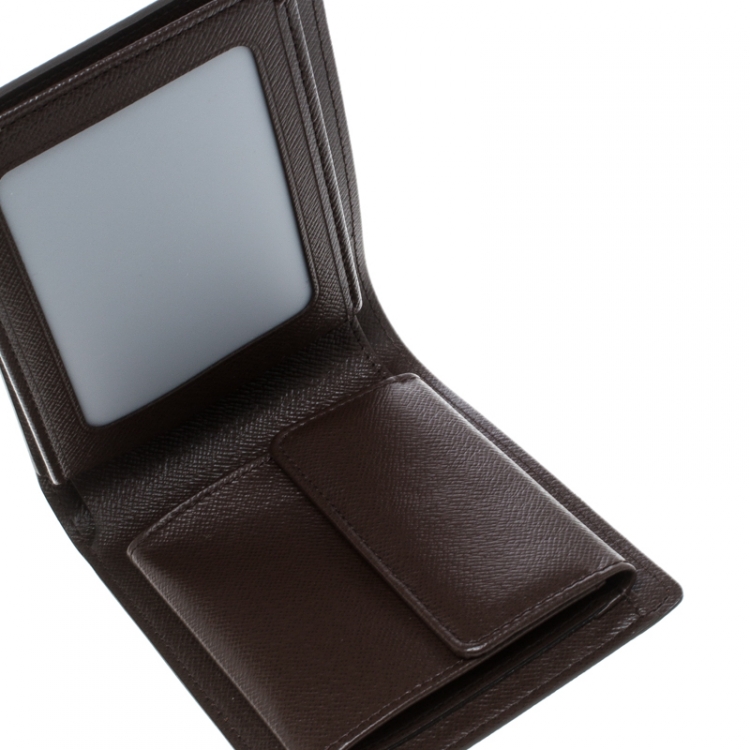 Louis Vuitton Slim Bifold Wallet Damier Infini Leather Black 736746