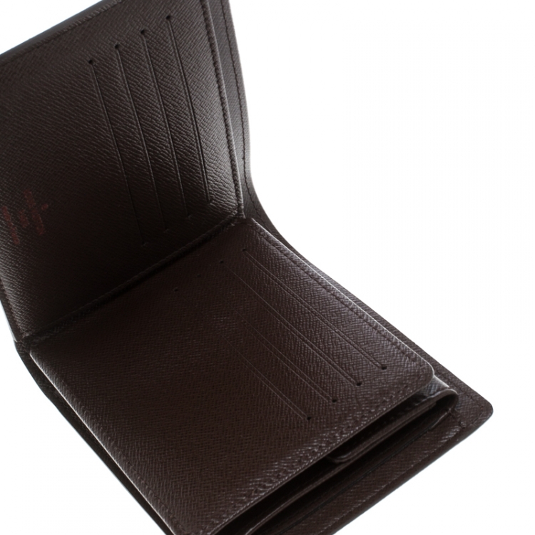 Pre Owned Louis Vuitton Damier Ebene Florin Wallet