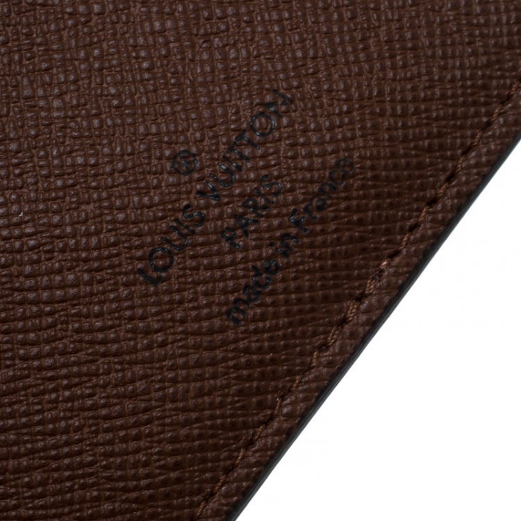 Pre Owned Louis Vuitton Damier Ebene Canvas Billfold Wallet