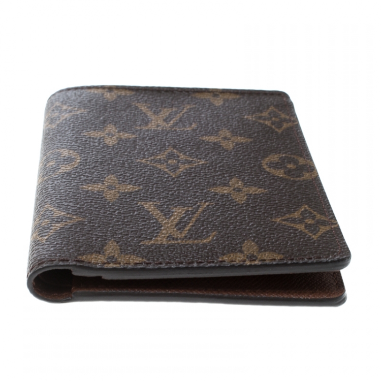 Pre Owned Louis Vuitton Damier Ebene Canvas Billfold Wallet