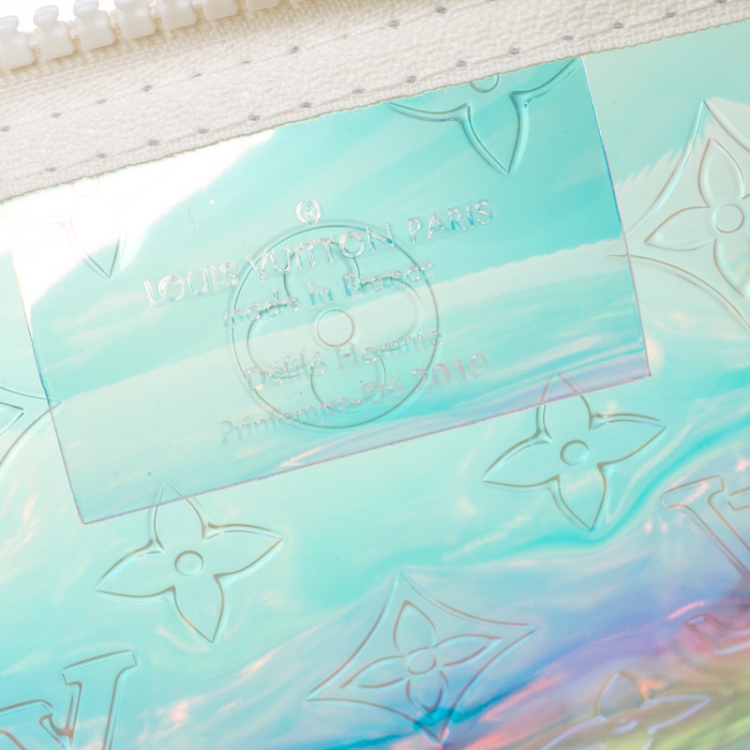 Pre Owned Louis Vuitton Monogram Prism Keepall Bandouliere 50 Bag