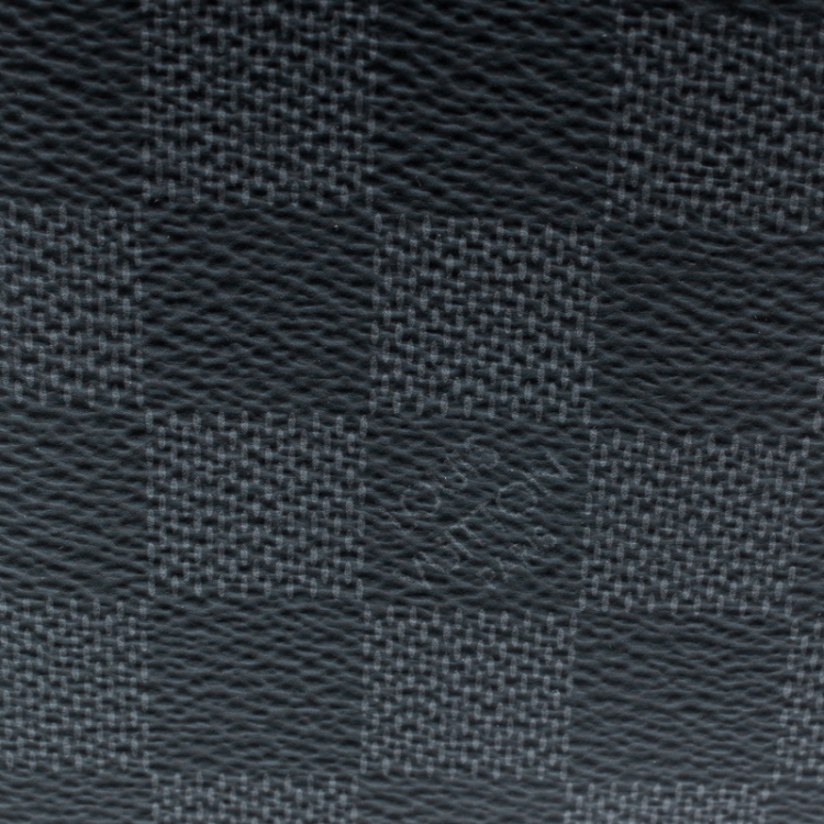 Pre Owned Louis Vuitton Damier Graphite Canvas Long Bifold Wallet