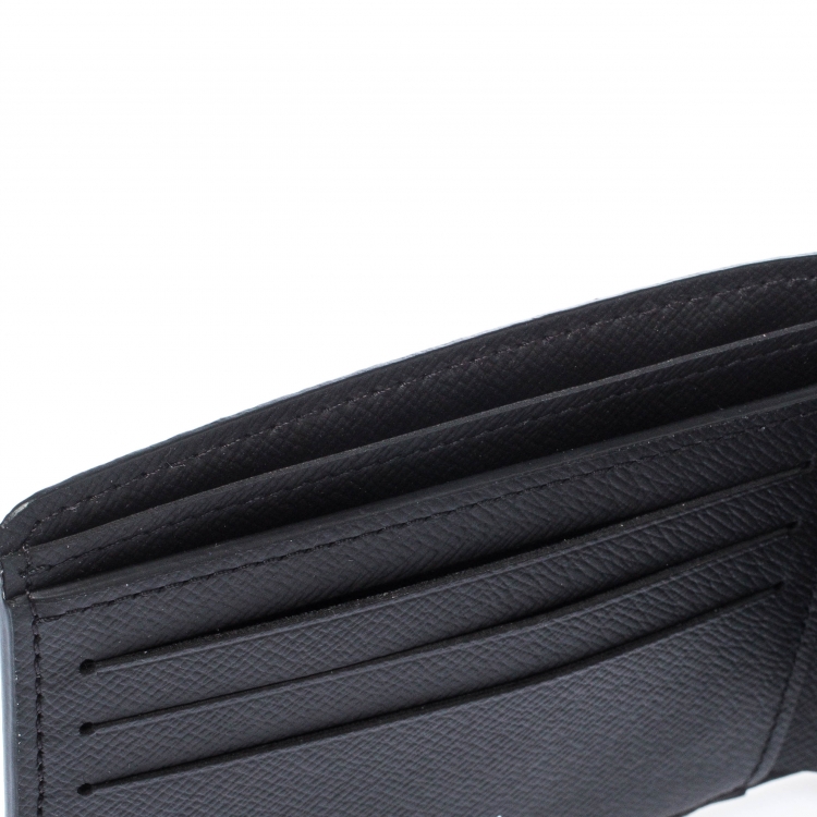 Pre Owned Louis Vuitton Grey Galaxy Monogram Canvas Multiple Bifold Wallet