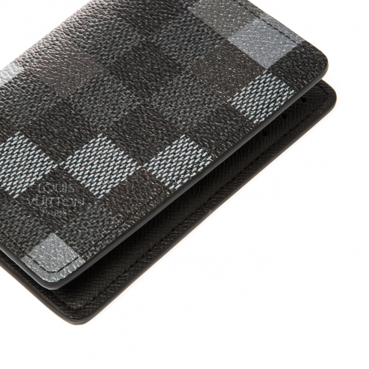 Pre Owned Louis Vuitton Damier Cobalt Canvas Pocket Organizer  
