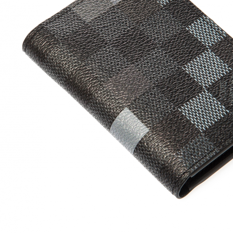 Pre Owned Louis Vuitton Damier Cobalt Canvas Pocket Organizer  