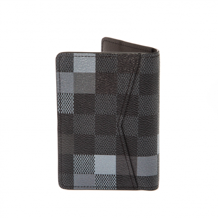 Pre Owned Louis Vuitton Damier Cobalt Canvas Pocket Organizer  
