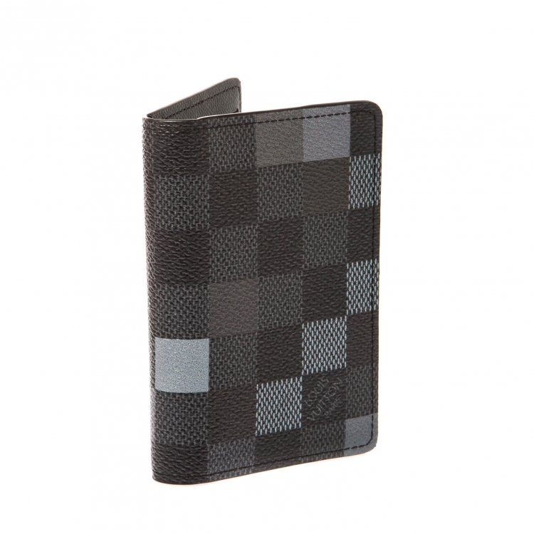 Pre Owned Louis Vuitton Damier Cobalt Canvas Pocket Organizer  