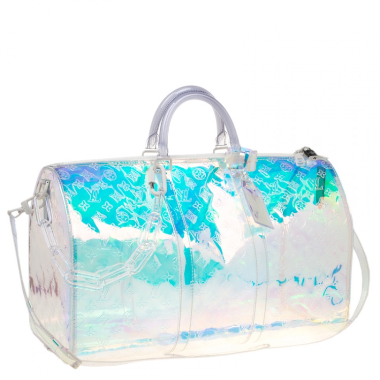 louis vuitton keepall bandouliere monogram 50 prism