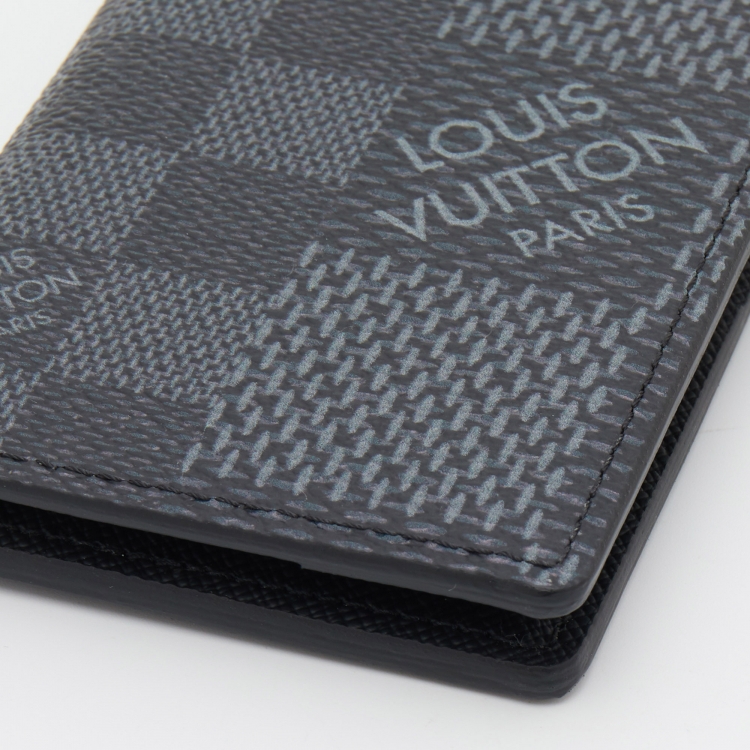 Pre Owned Louis Vuitton Damier Graphite Canvas Card Case