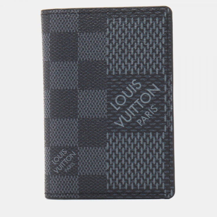 Pre Owned Louis Vuitton Damier Graphite Canvas Card Case
