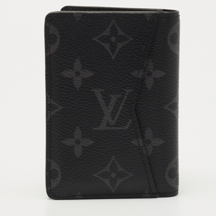 Pre Owned Louis Vuitton Monogram Eclipse Canvas Pocket Organizer