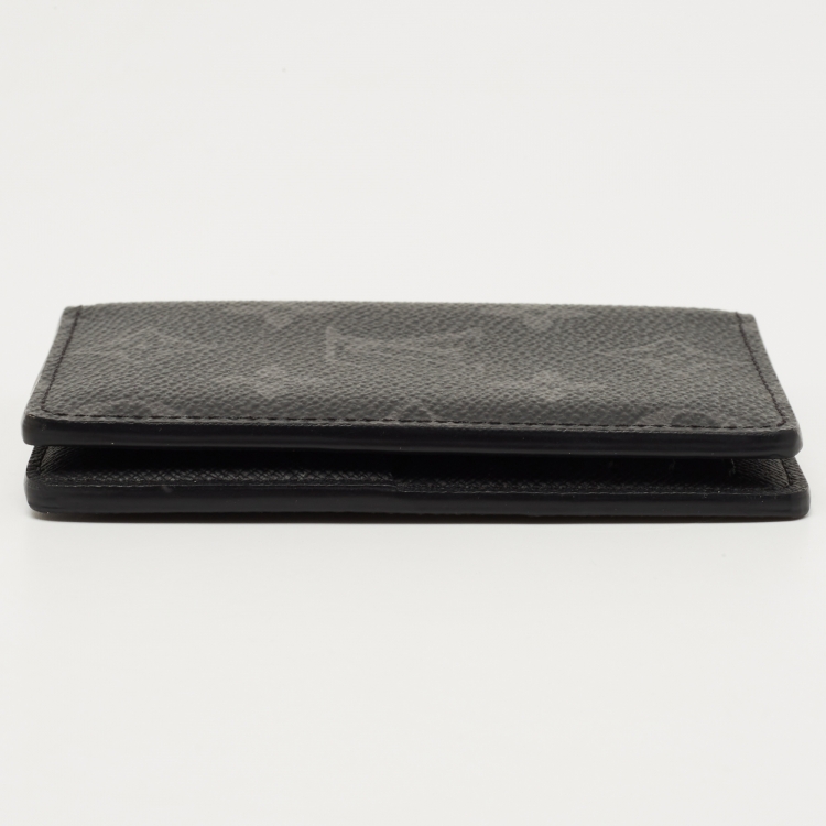 Pre Owned Louis Vuitton Monogram Eclipse Canvas Pocket Organizer