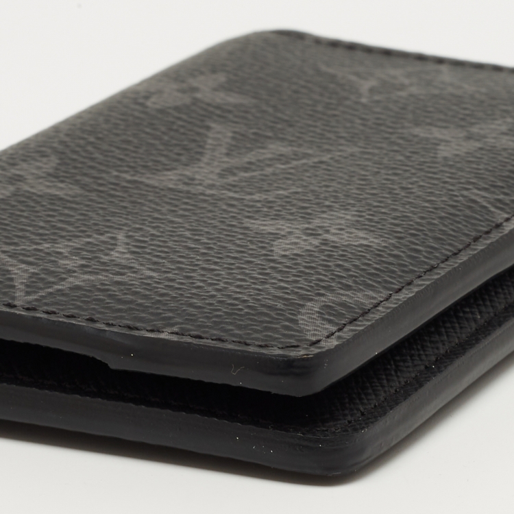 Pre Owned Louis Vuitton Monogram Eclipse Canvas Pocket Organizer
