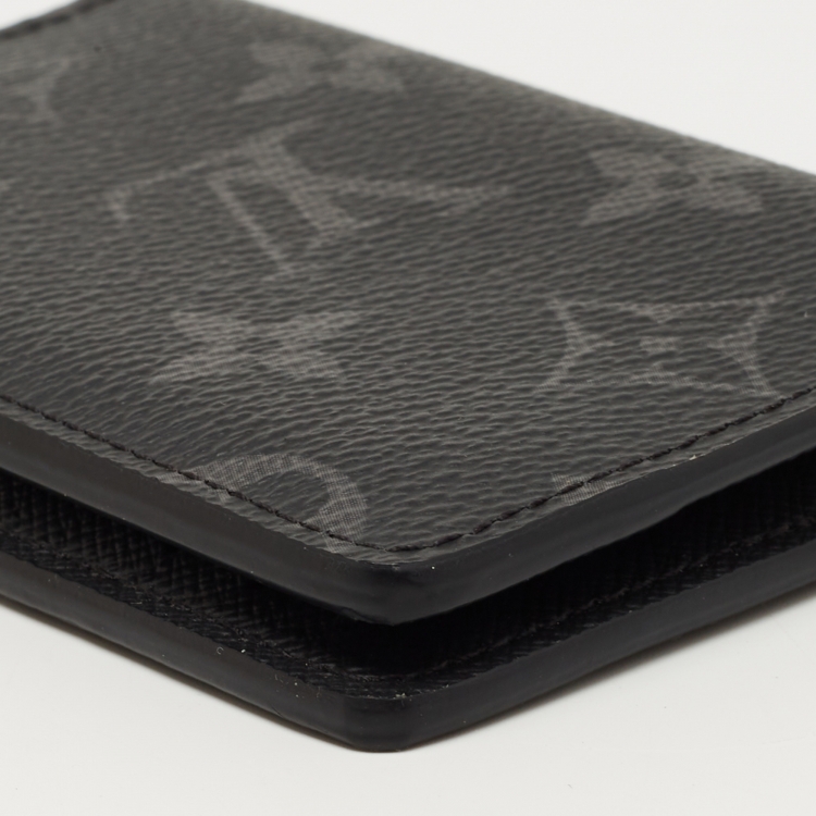 Pre Owned Louis Vuitton Monogram Eclipse Canvas Pocket Organizer