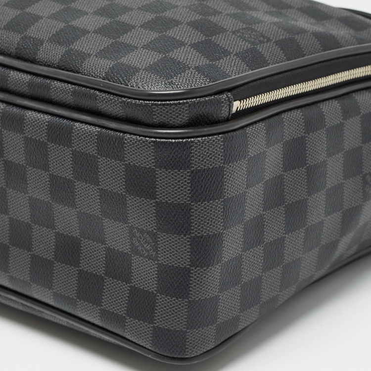 Pre Owned Louis Vuitton Damier Graphite Canvas Icare Laptop Bag