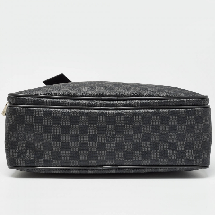 Pre Owned Louis Vuitton Damier Graphite Canvas Icare Laptop Bag