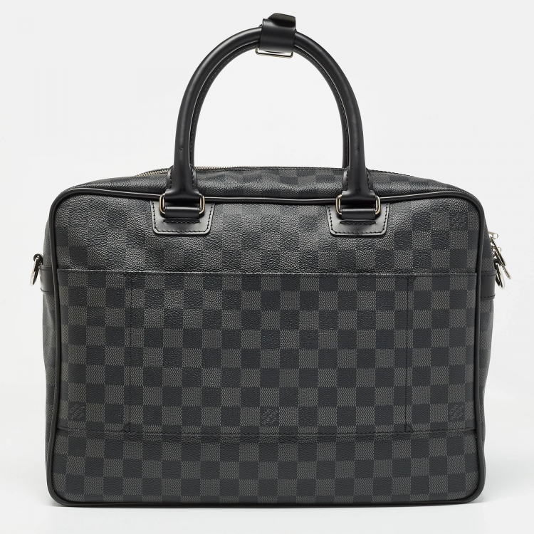 Pre Owned Louis Vuitton Damier Graphite Canvas Icare Laptop Bag